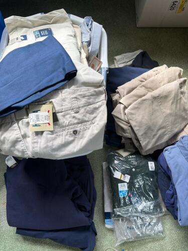 XL- 4XL Assorted Men's Pants and Polo Shirts, Big & Tall Sizing