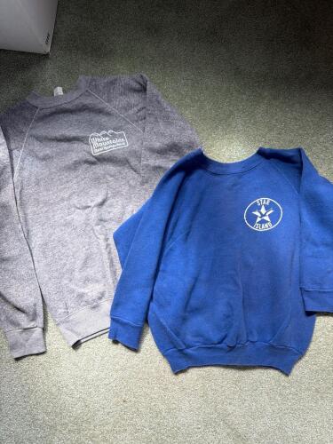 Vintage White Mountains NH and Star Island Graphic Sweatshirts