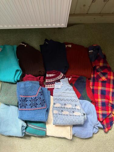 Vintage 70s Ladies Sweaters, Petite Sizes