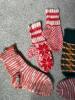 Hand-Knitted Wool Mittens and Socks in Nordic-Style - 2