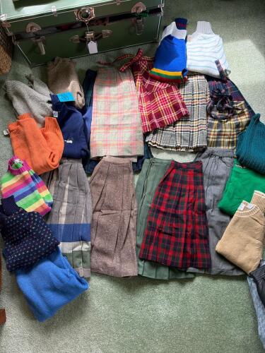 Assorted Vintage Ladies Skirts and Sweaters