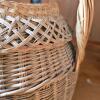 Wicker Basket With Woven Handle - 4