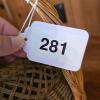 Wicker Basket With Woven Handle - 7