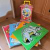 Fisher-Price Music Box Teaching Clock and Chatter Telephone with PlaySkool Puzzles - 2