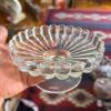 Lot of Pressed Glass Vases, Bowls, and Dishes - 6