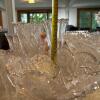 Lot of Pressed Glass Vases, Bowls, and Dishes - 9