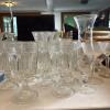 Assorted Pressed Glass Stemware