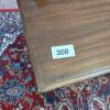 Carved Wood Coffee Table with Drawer - 11
