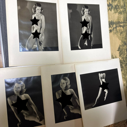Nude Female Figure Study Photographs from 1945