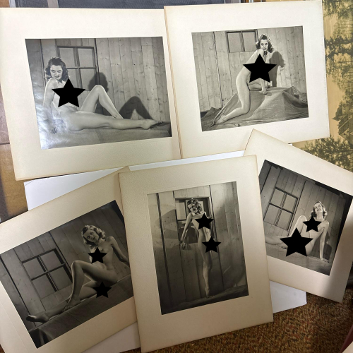 Vintage Nude Female Figure Photographs