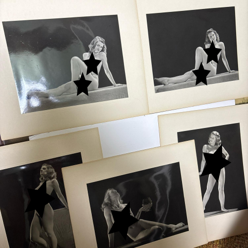 Vintage Nude Figure Study Photographs from 1945