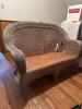 Wicker Settee in the Victorian Style