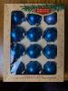 Shiny Brite Glass Christmas Tree Ornaments Blue - 2