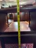 Two-Tier Mahogany Veneer End Table with Drawer - 7