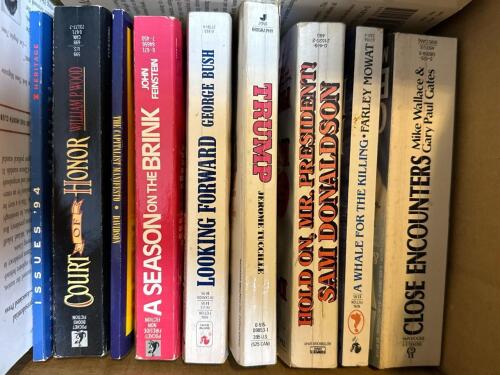Political and Presidential Book and VHS Tape Collection