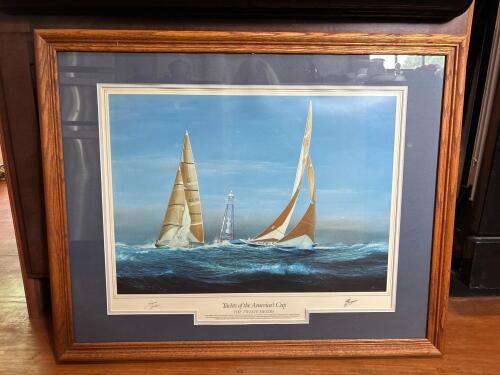 Yachts of the America's Cup Special Edition Framed Print