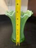 Frosted Green Glass Vase and Compote Bowl in Art Nouveau Style - 5