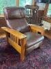 Stickley Mission-Style Leather Recliner Chair