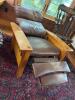 Stickley Mission-Style Leather Recliner Chair - 6