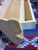 Two Wall Shelves: Wooden Shelf and Wicker Shelf - 7