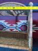 Two Wall Shelves: Wooden Shelf and Wicker Shelf - 8