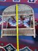 Two Wall Shelves: Wooden Shelf and Wicker Shelf - 10