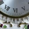 Devereaux Porcelain Electric Mantel Clock with Floral Accents - 3