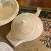 Antique Ironstone Mixing Bowls and Chamber Pot Assortment - 3