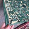 Samson Green Floral Runner Rug - 3