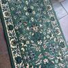 Samson Green Floral Runner Rug - 4