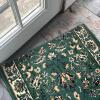 Samson Green Floral Runner Rug - 5