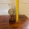 Glass Patio Lamp with Painted Lighthouse Scene - 8