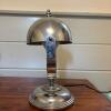 Vintage Chrome-Plated Metal Dome Shade Table Lamp - 5