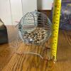 Pressman Monte Carlo Bingo Game with Metal Cage and Boards - Original Box - 7