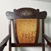Ornate Victorian-Style Upholstered Rocking Chair - 2