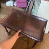 Traditional Wooden Butler's Tray Table - 2
