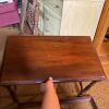 Traditional Wooden Butler's Tray Table - 4