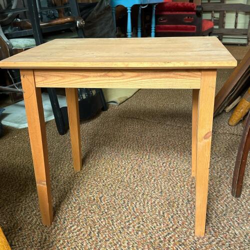 Wooden Side Table in Arts and Crafts Style