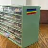 Metal Parts Storage Cabinet with Contents - 4