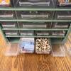 Metal Parts Storage Cabinet with Contents - 5