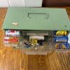 Metal Parts Storage Cabinet with Contents - 8