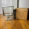 Pampered Chef Trifle Bowl with Pedestal and Lid - Original Box