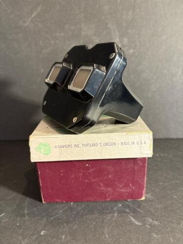View-Master Stereoscope by Sawyer's Inc. with Box and Reels