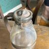 Antique Glass Battery Jar with Metal Handle, Circa 1898 - 2