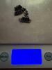 Pair Sterling Silver Mexican Drop Earrings with Blue Stones - 7