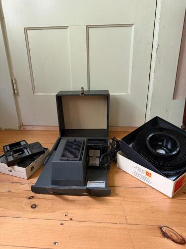 Misc. Kodak Readymatic Viewer Model 1 with Carousel Stack Loader and More