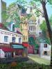 Oil Painting, The Famous "Au Cadet de Gascogne"