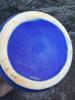 Blue Glazed Studio Pottery Vase With Insert - 5