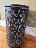 Metal Ornate Lidded Basket - 5