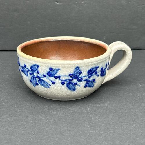 Salmon Falls Stoneware Handled Soup Bowl 2002 (1 of 2)